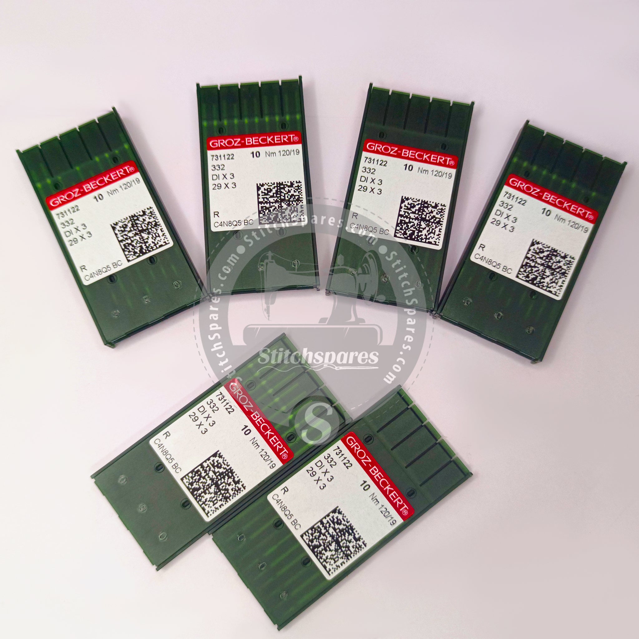 #731122 DIX3 / 29X3 Nm 120/19 R (Pack of 100 Needles) Groz Beckert Sewing Machine Needles