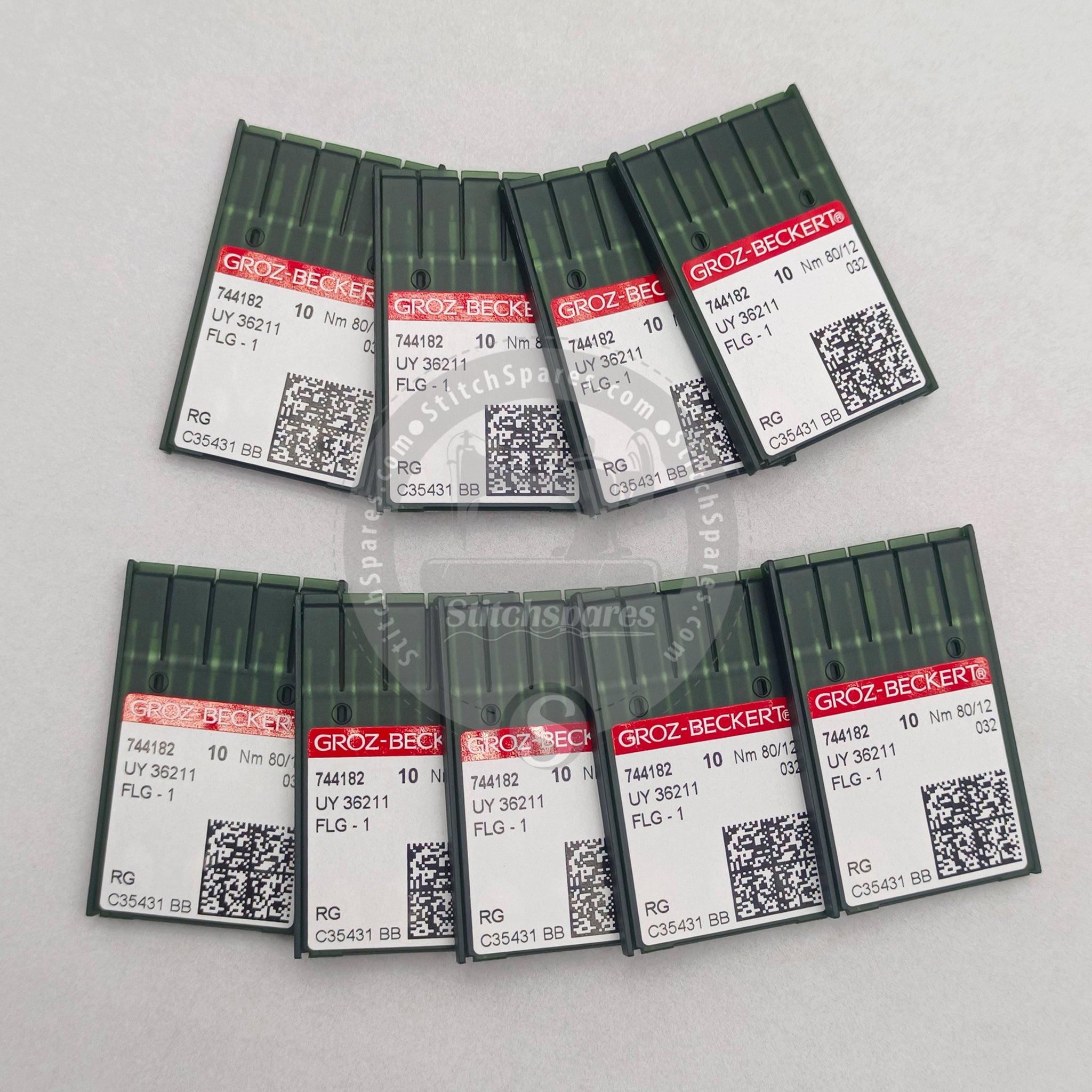 #744182 UY 36211 / FLG-1 Nm 80/12 RG (100Pcs) Groz Beckert Sewing Machine Needles