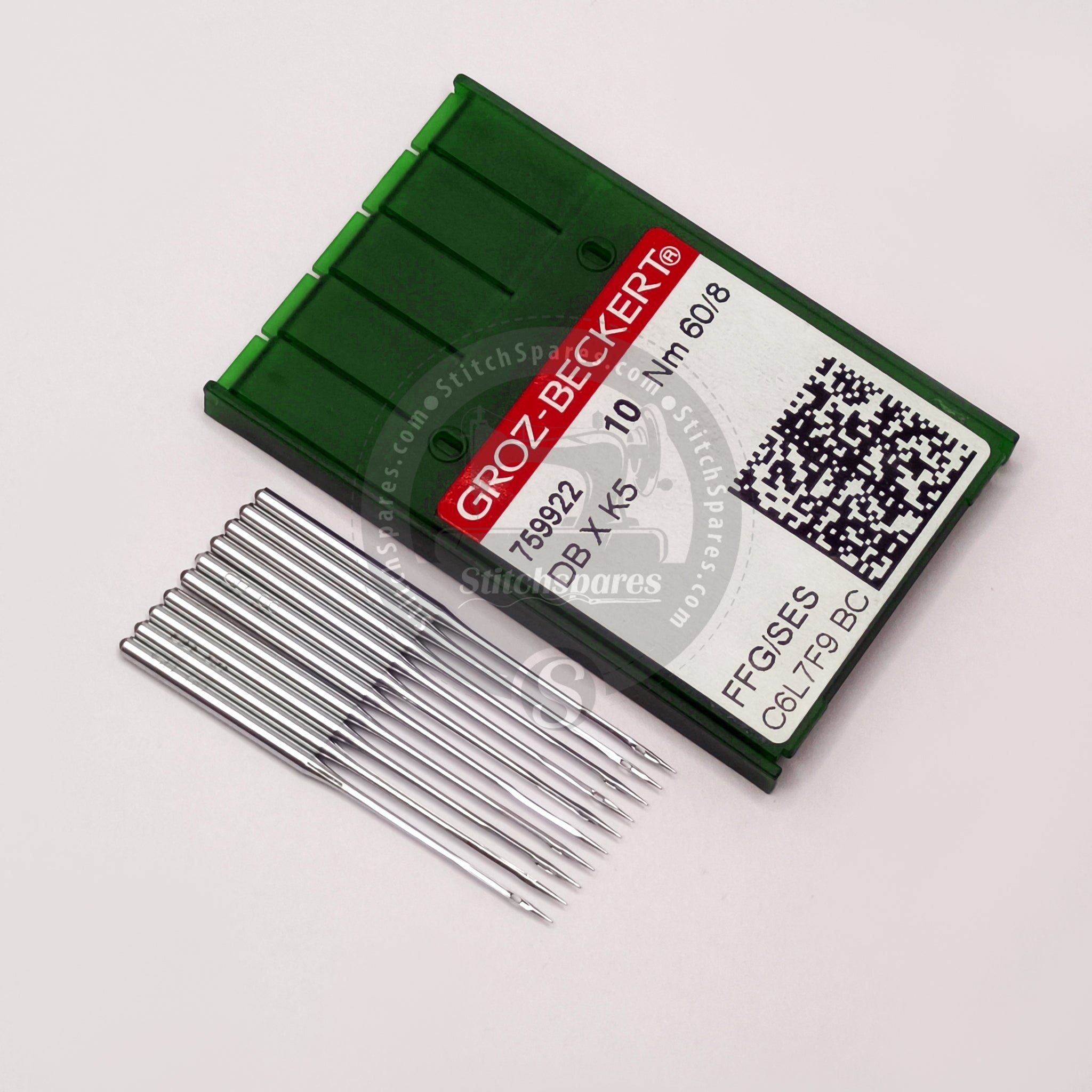 #759922 DBXK5 Nm 60/8 FFG/SES Groz Beckert Sewing Machine Needles