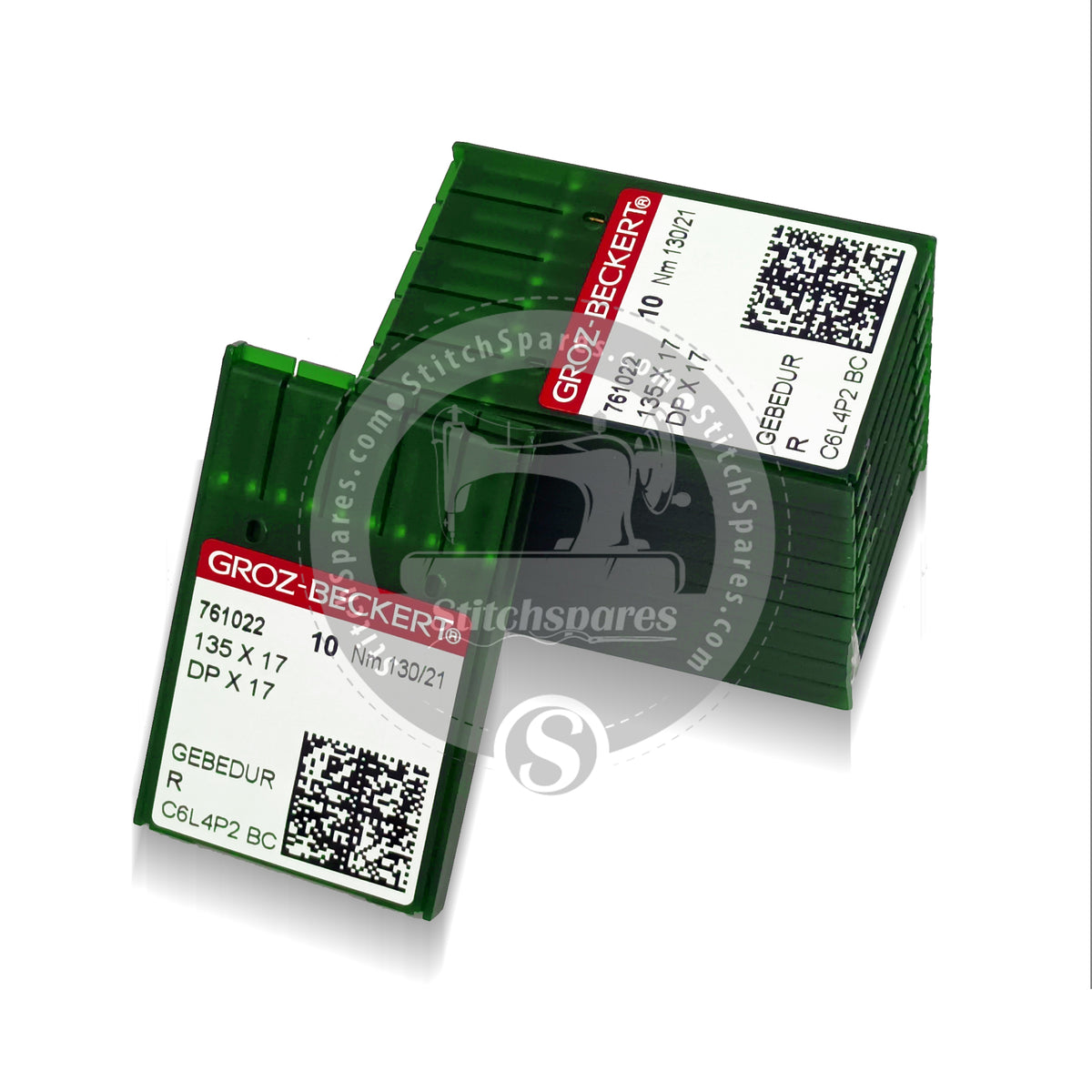 761022 DPX17 Nm 130/21 R GEBEDUR (GOLDEN Tip Titanium Coated) Groz