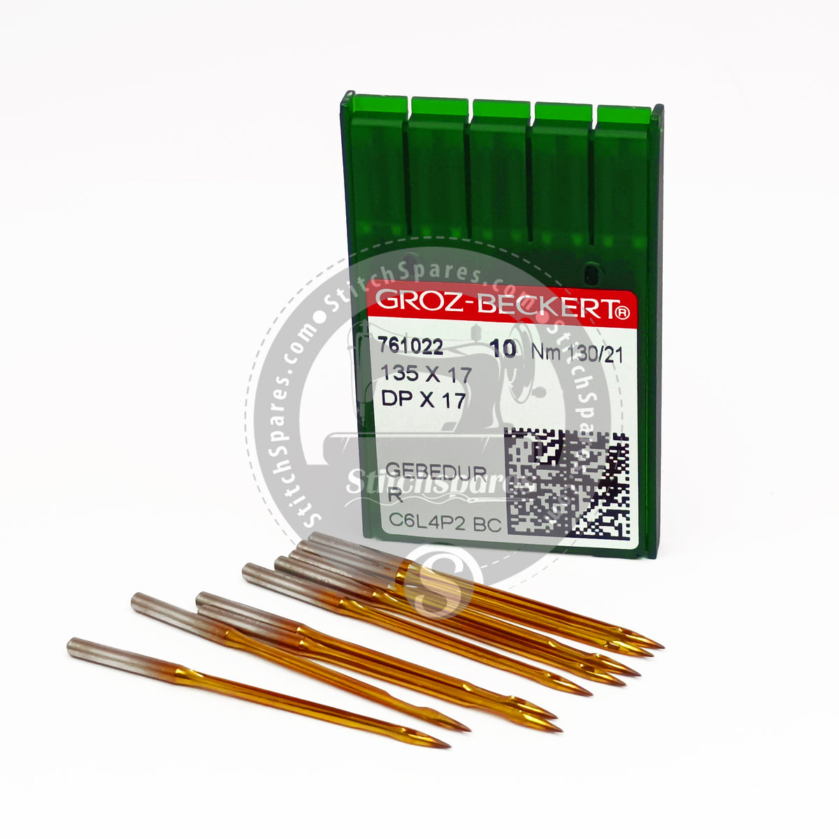 761022 DPX17 Nm 130/21 R GEBEDUR (GOLDEN Tip Titanium Coated) Groz