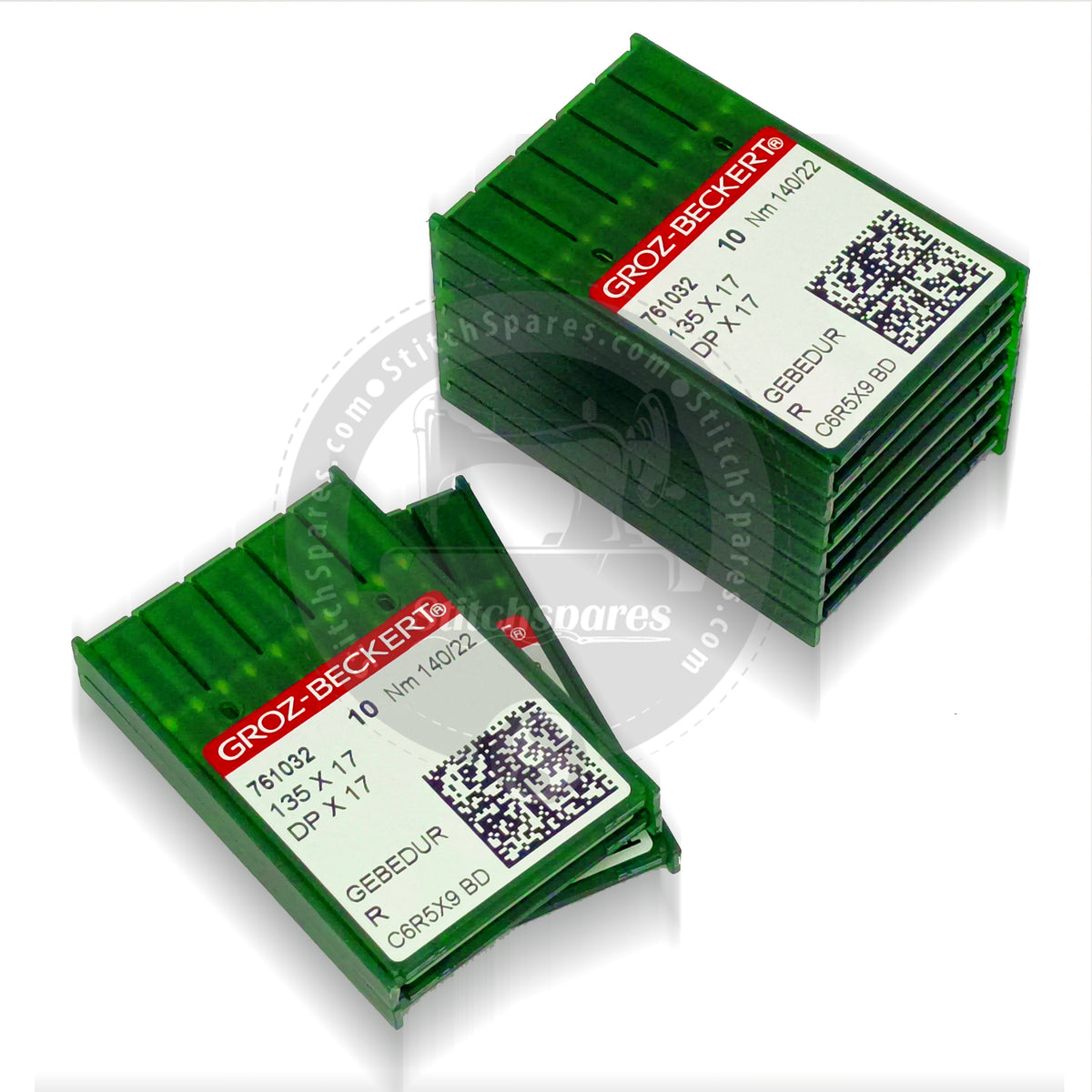 761032 DPX17 Nm 140/22 R GEBRDUR (GOLDEN Tip Titanium Coated) Groz