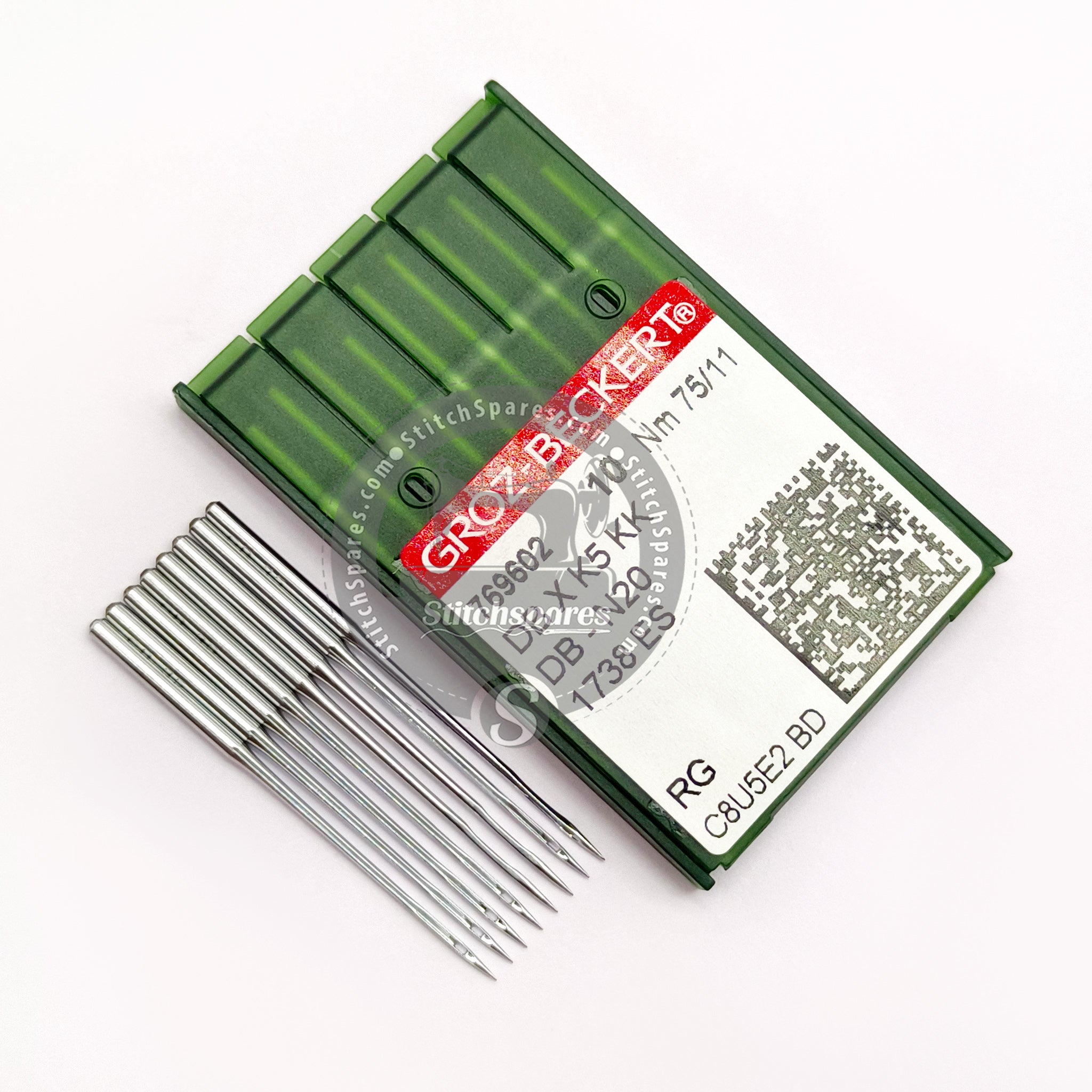 #769602 DBXK5 KK / DB-N20 Nm 75/11 RG (Packing Unit 100Pcs) Groz Beckert Sewing Machine Needle