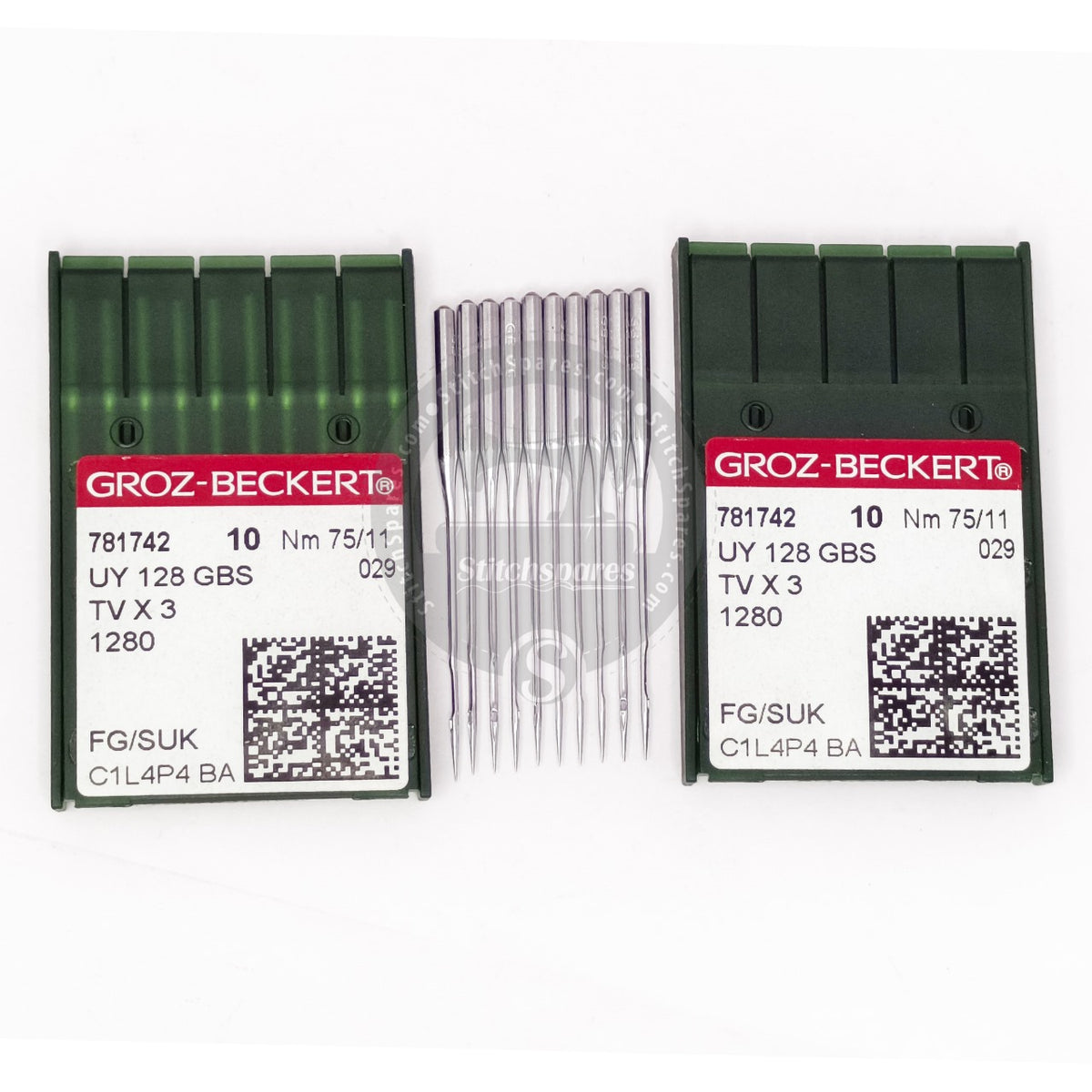 781742 TVX3/UY 128 GBS Nm 75/11 FFG/SUK Groz Beckert Needle Sewing Ma