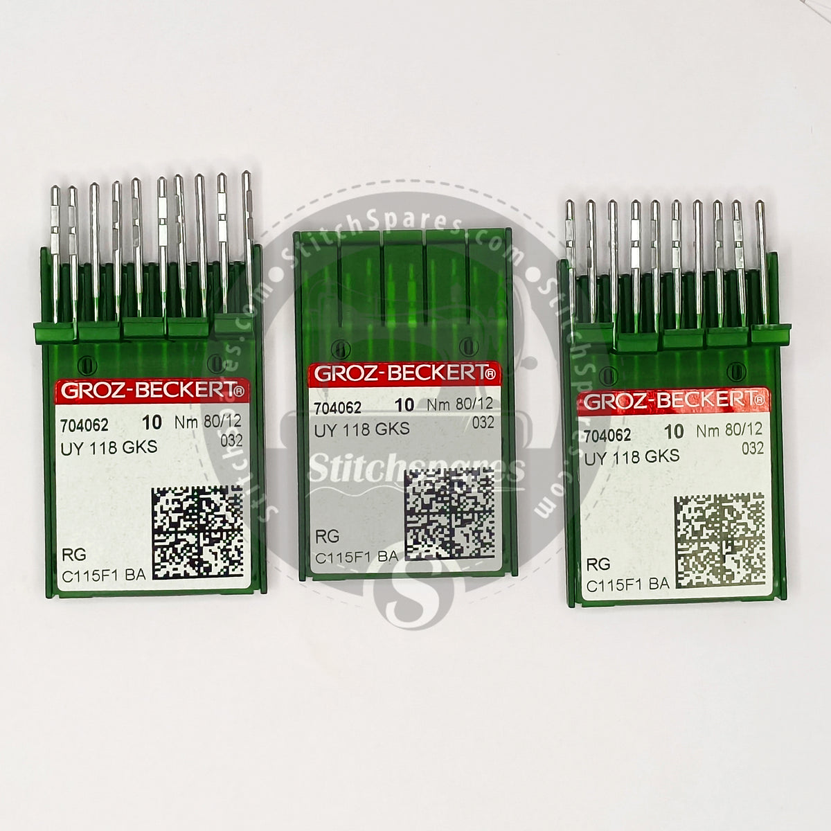 704062 UY 118 GKS Nm 80/12 RG Groz Beckert Sewing Machine Needle