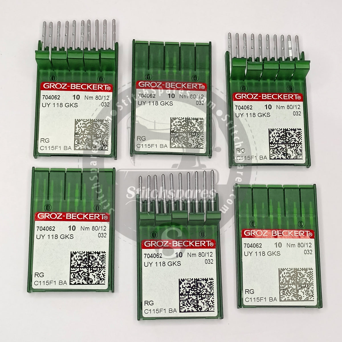 704062 UY 118 GKS Nm 80/12 RG Groz Beckert Sewing Machine Needle