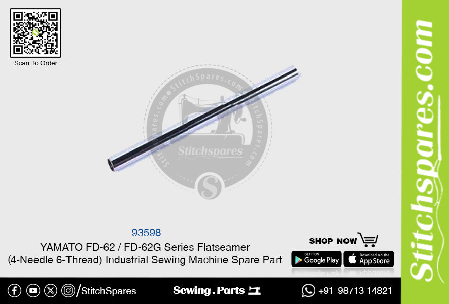 93598 YAMATO FD-62  FD-62G Series Flatseamer ( 4-Needle 6-Thread ) Industrial Sewing Machine Spare Part
