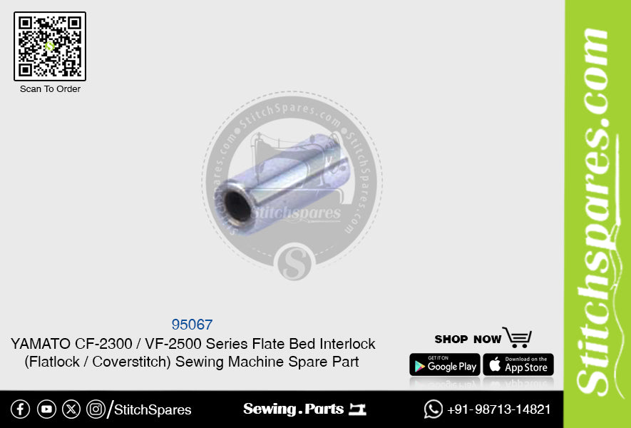 95067 YAMATO CF-2300  VF-2500 Series Flat Bed Interlock (Flatlock  Coverstitch ) Sewing Machine Spare Part