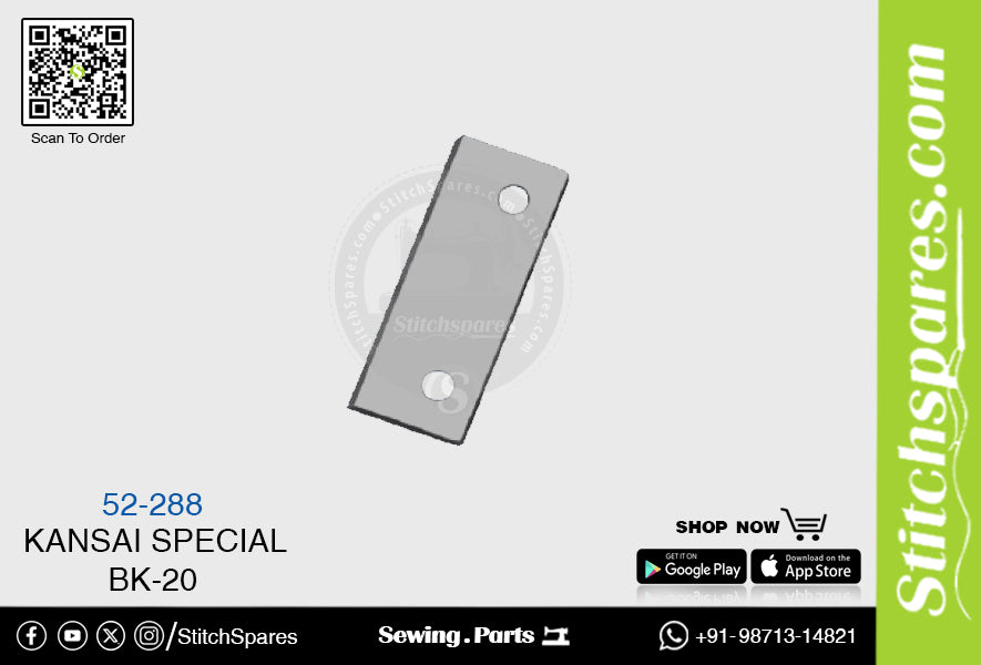 52-288 Knife (Blade) Kansai Special BK-20 – StitchSpares.Com