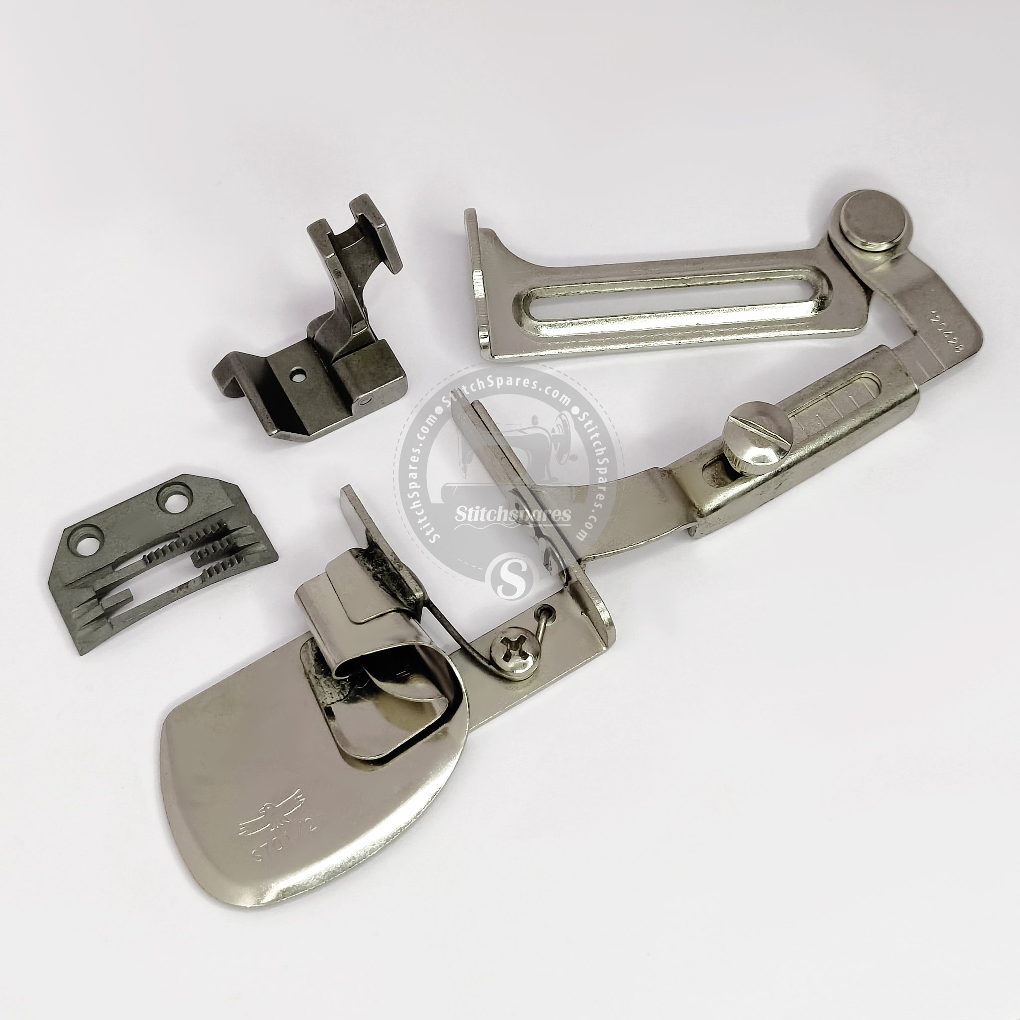 A70 / S70 1/2''Spring Type Swing Hemmer Folder With Gauge Set (Single Needle Lock-Stitch Sewing Machine)