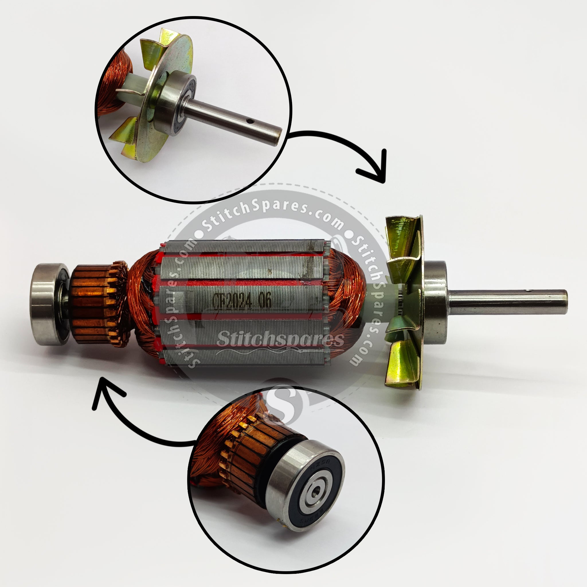 Armature For YJ-110MM (LEJIANG ORIGINAL) Cloth Cutting Machine Spare Part