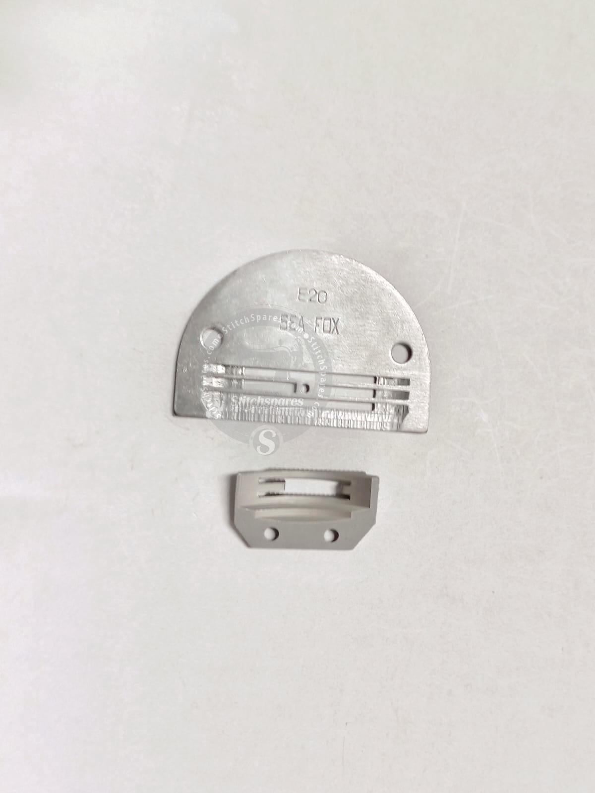 E-20 Needle Plate & Feed dog Set Single Needle Sewing Machine Spare spart