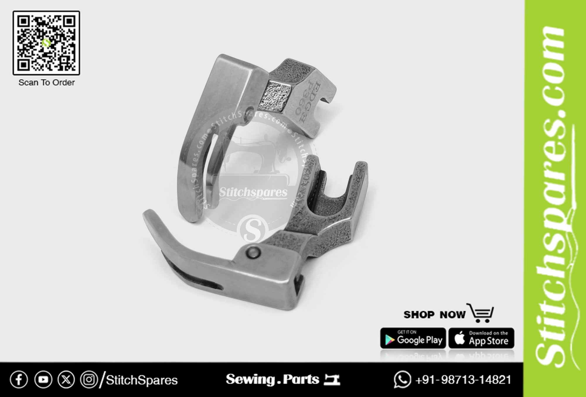 P360 ( P775 ) Hinged Cording Foot Single Needle Sewing Machine Spare Part