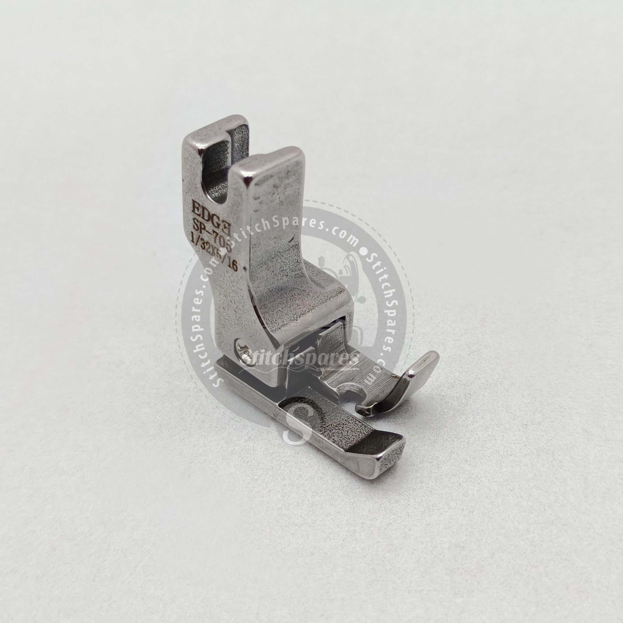 P705 1/32X 5/16 Left Compensated Pressure Foot (For Folder) Single Needle Lock-Stitch Machine