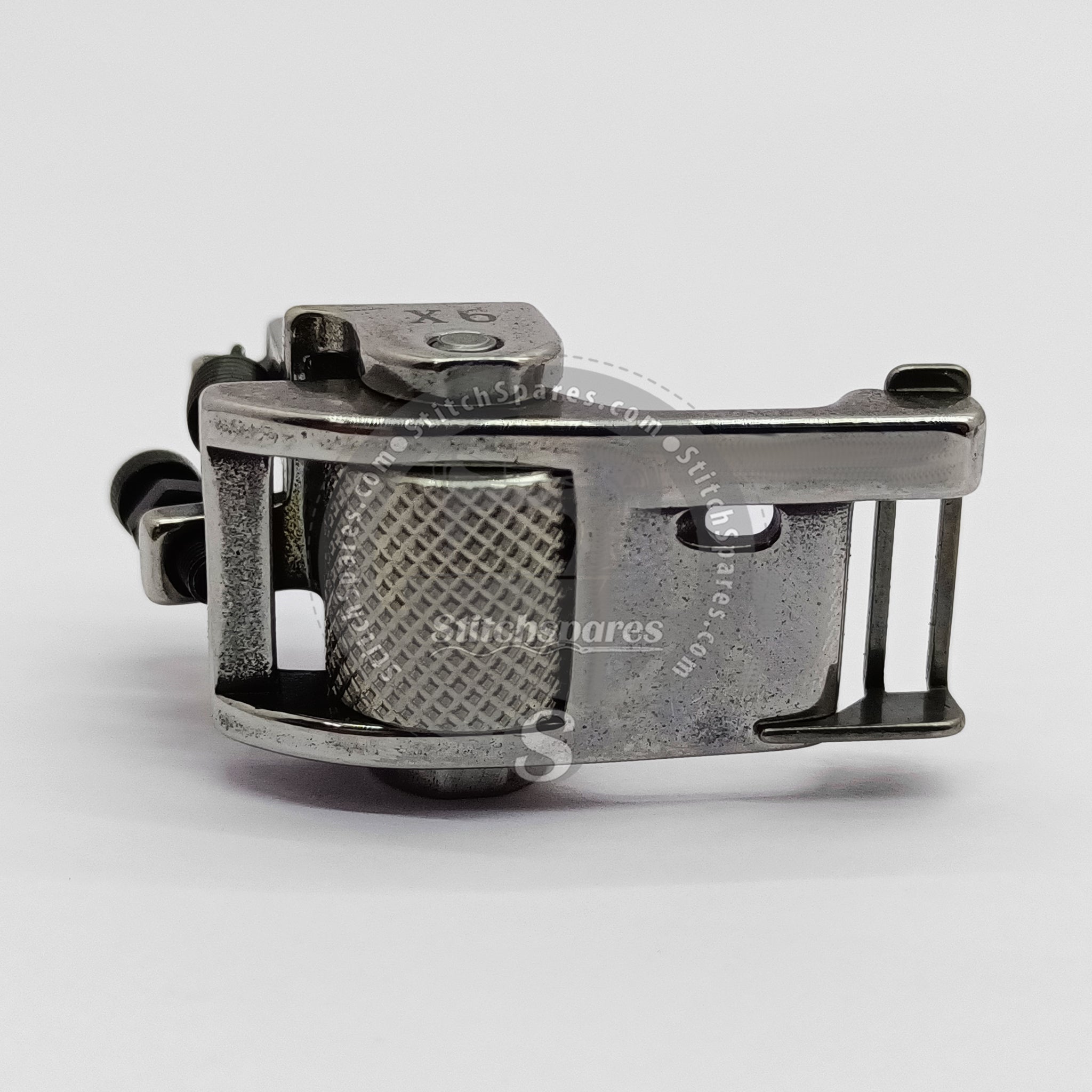 Q5 / X6 Steel Plain Roller Adjustable Neck Tape Attaching Presser Foot