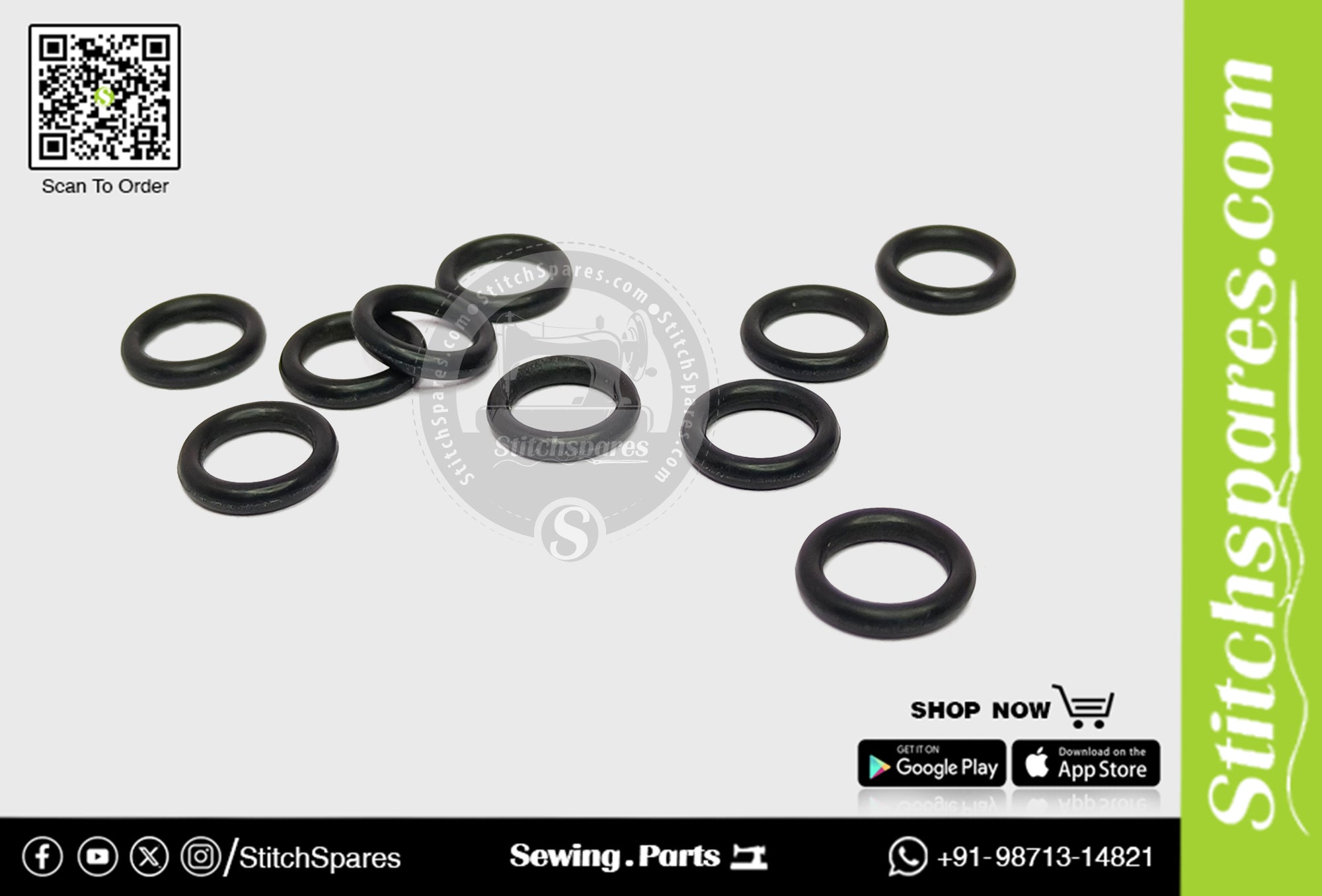 RO-1082401-00 Rubber Ring For JUKI Single Needle Sewing Machine Spare Part