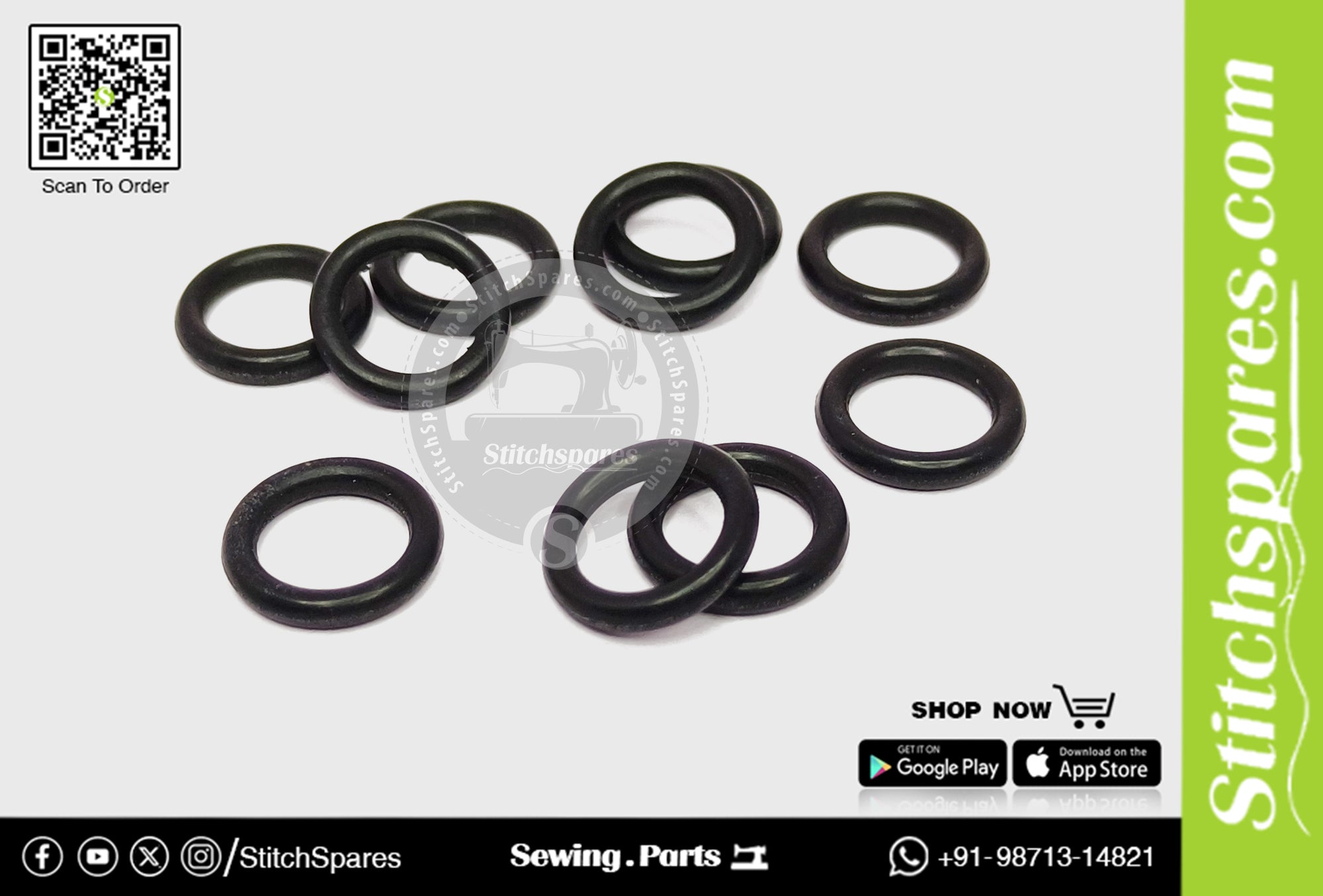 RO-1082401-00 Rubber Ring For JUKI Single Needle Sewing Machine Spare Part