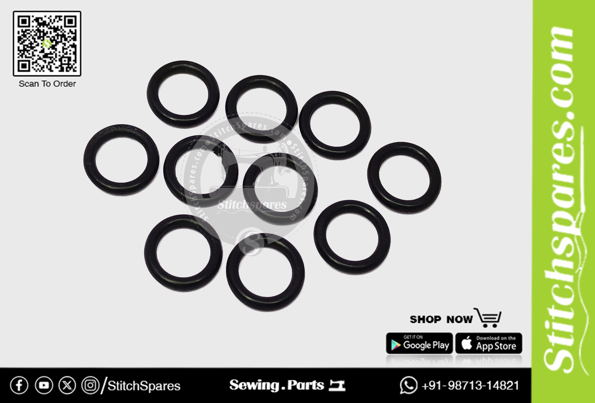 RO-1082401-00 Rubber Ring For JUKI Single Needle Sewing Machine Spare Part