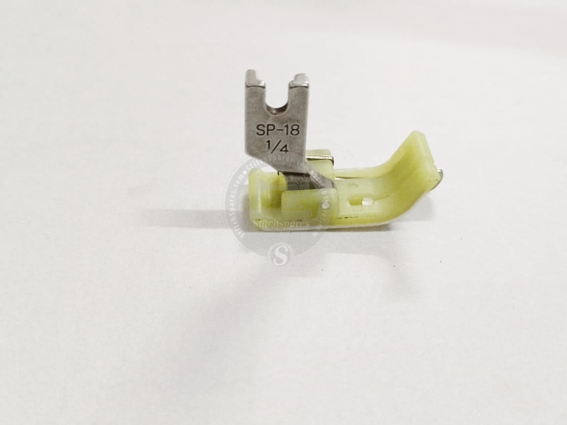 SP-18 1/4 6.4mm Teflon Presser Foot With Guide Single Needle Lock-Stitch Sewing Machine