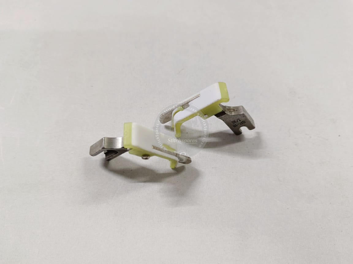 SP-18 Right 116 (1.6mm) Teflon Presser Foot With Guide Single Needle Lock-Stitch Sewing Machine