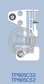 STRONG-H TP-605C52 NEEDLE PLATE KINGTEX SH6005-C32-C52-M16 SEWING MACHINE SPARE PART