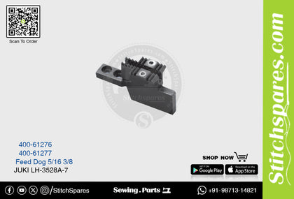 Strong H 400-61277 3/8 Feed Dog Juki LH-3528A-7 Double Needle Lockstitch Sewing Machine Spare Part