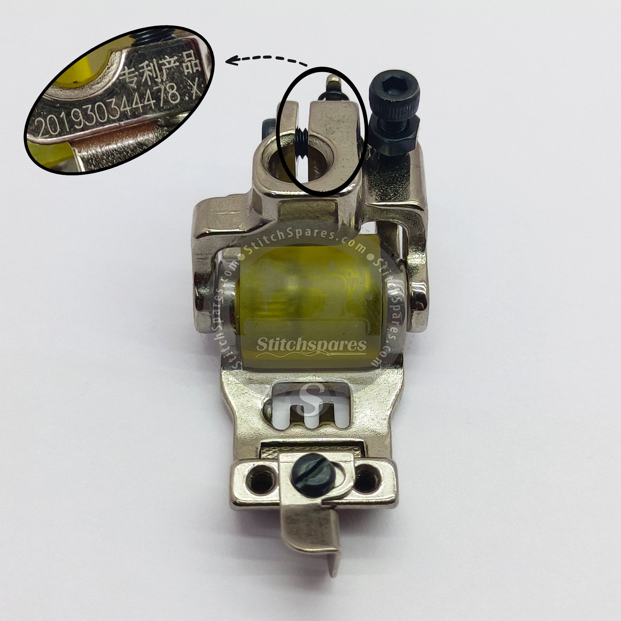 W500 Silicon Roller Presser Foot (6.4MM) PEGASUS Sewing Machine Spare Part