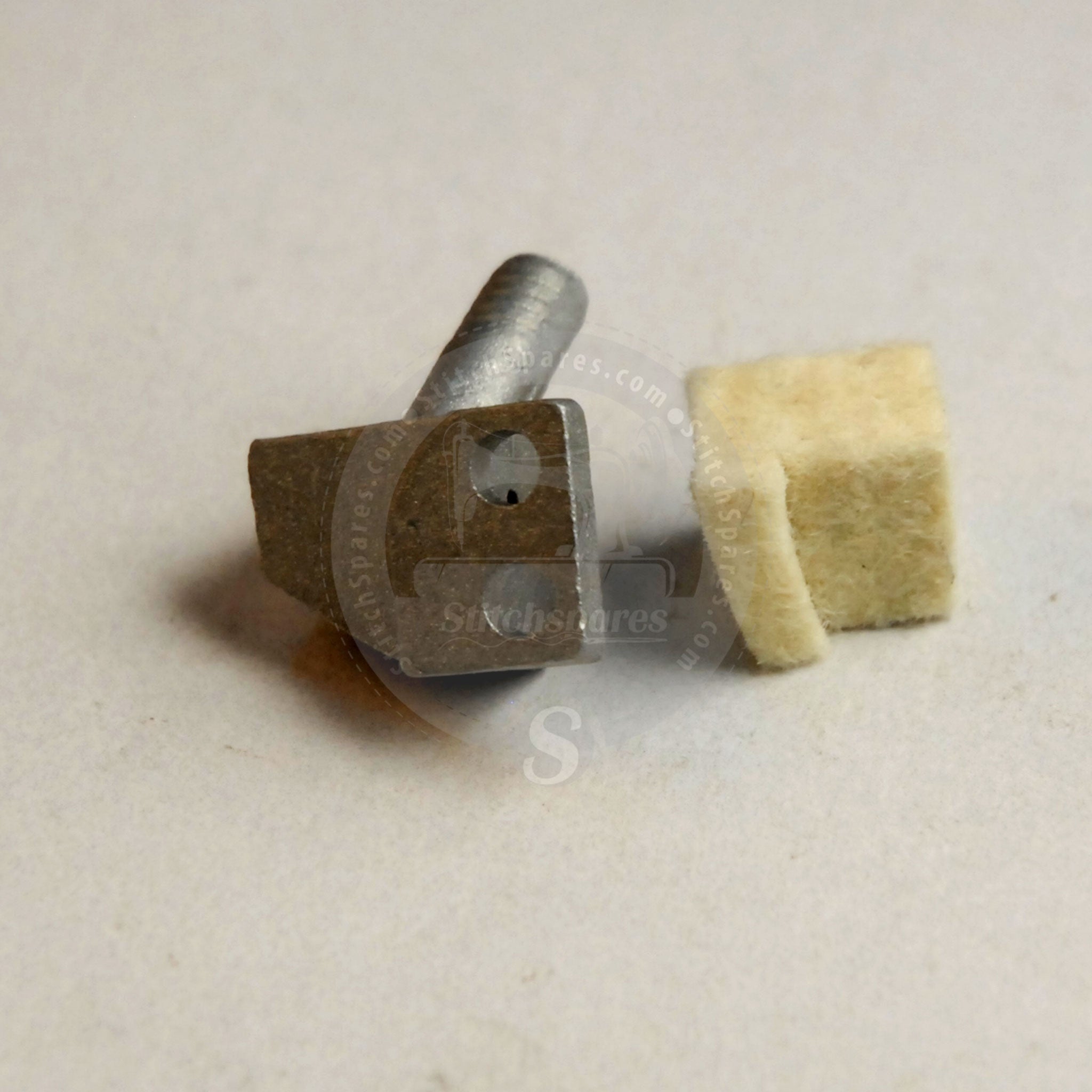 2550130  2550140 Needle Cooler (Lower) + Felt for Pegasus Faltbed Interlock (Flatlock) Machine