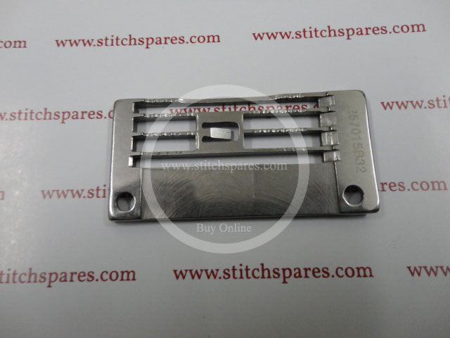 257015B320 Needle Plate Pegasus Cylinder Bed Machine
