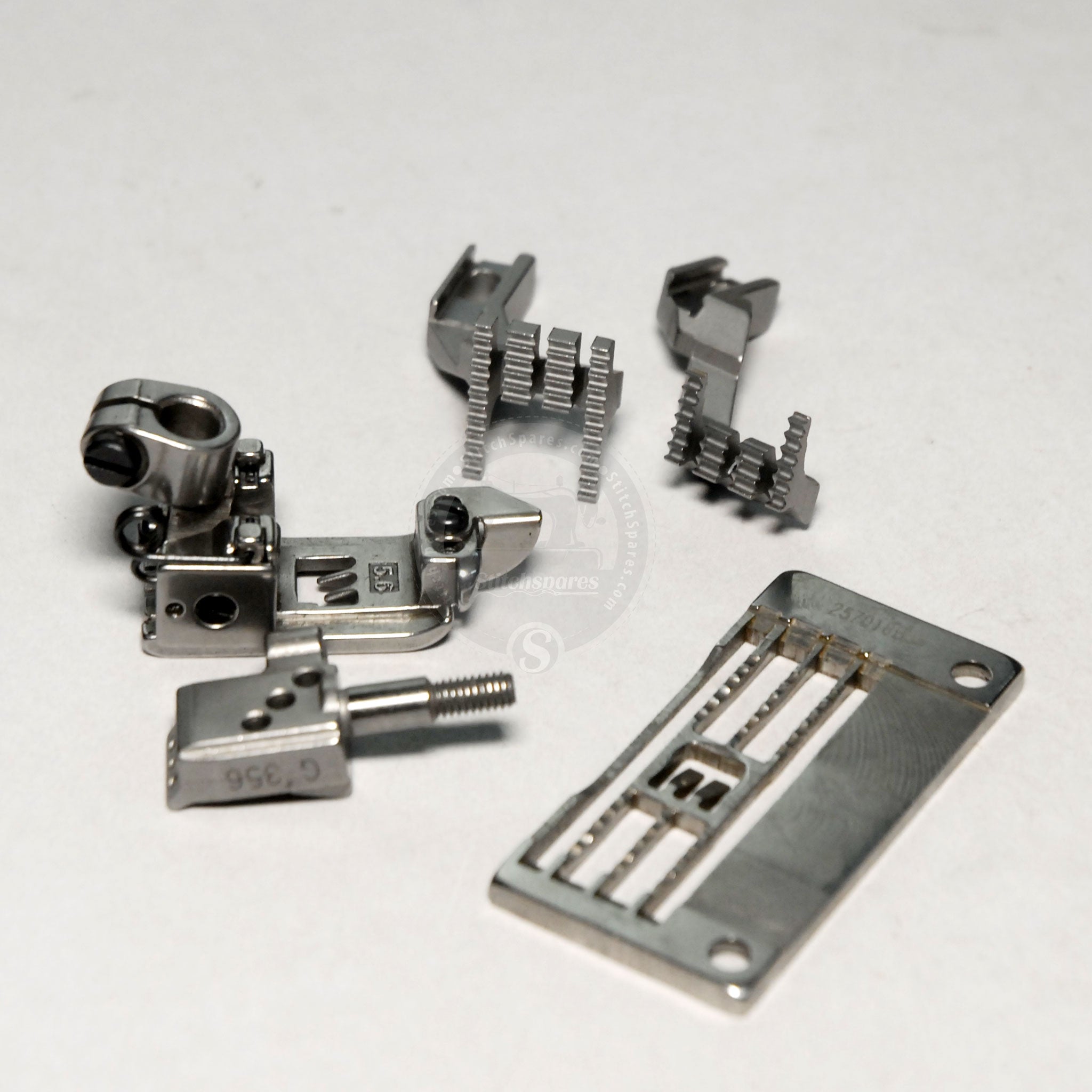 257018B56 Gauge Set Pegasus Flatbed Interlock ( Flatlock ) Machine Spare Part