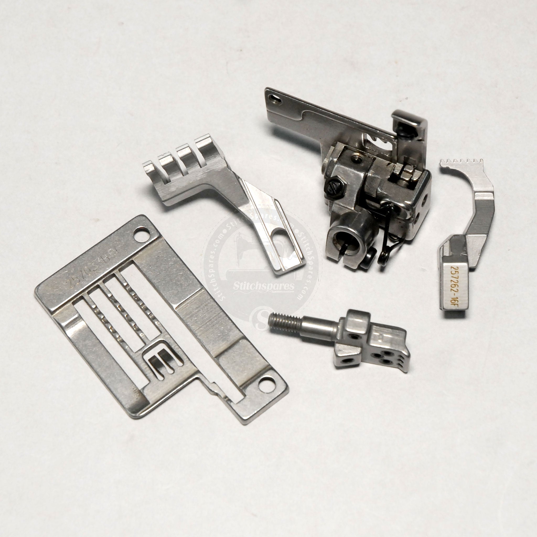 257033B56 Gauge set Pegasus Flatbed Interlock ( Flatlock ) Machine Spare Part 257033B56 Gauge set for W664 PEGASUS Interlock (Flatlock) Machine Spare Part