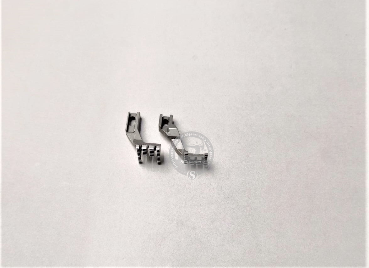 257258-16F257206-16F dientes para pegasus W561, W562, W1562, WT562, Máquina de coser de enclavamiento plano