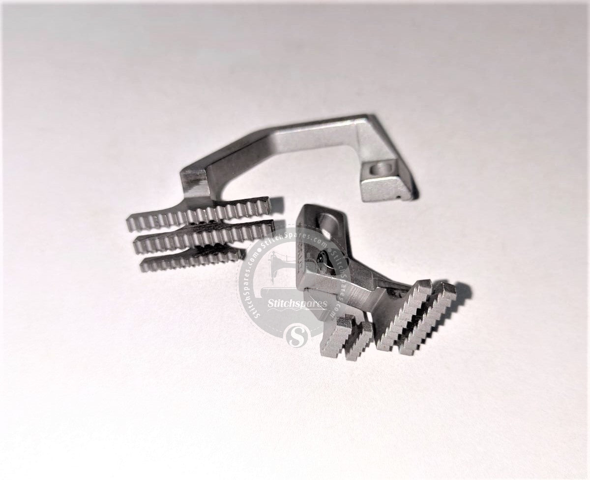 277305-16F / 277303-16F FEED DOG Set PEGASUS 4-Thread EX-3200, EX-5200 SERIES (EX-3214, EX-5214-53/333K) OVERLOCK Sewing Machine Spare Part