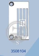 3508104 NEEDLE PLATE YAMATO VG-2700-164M (3X6.4) SEWING MACHINE SPARE PART