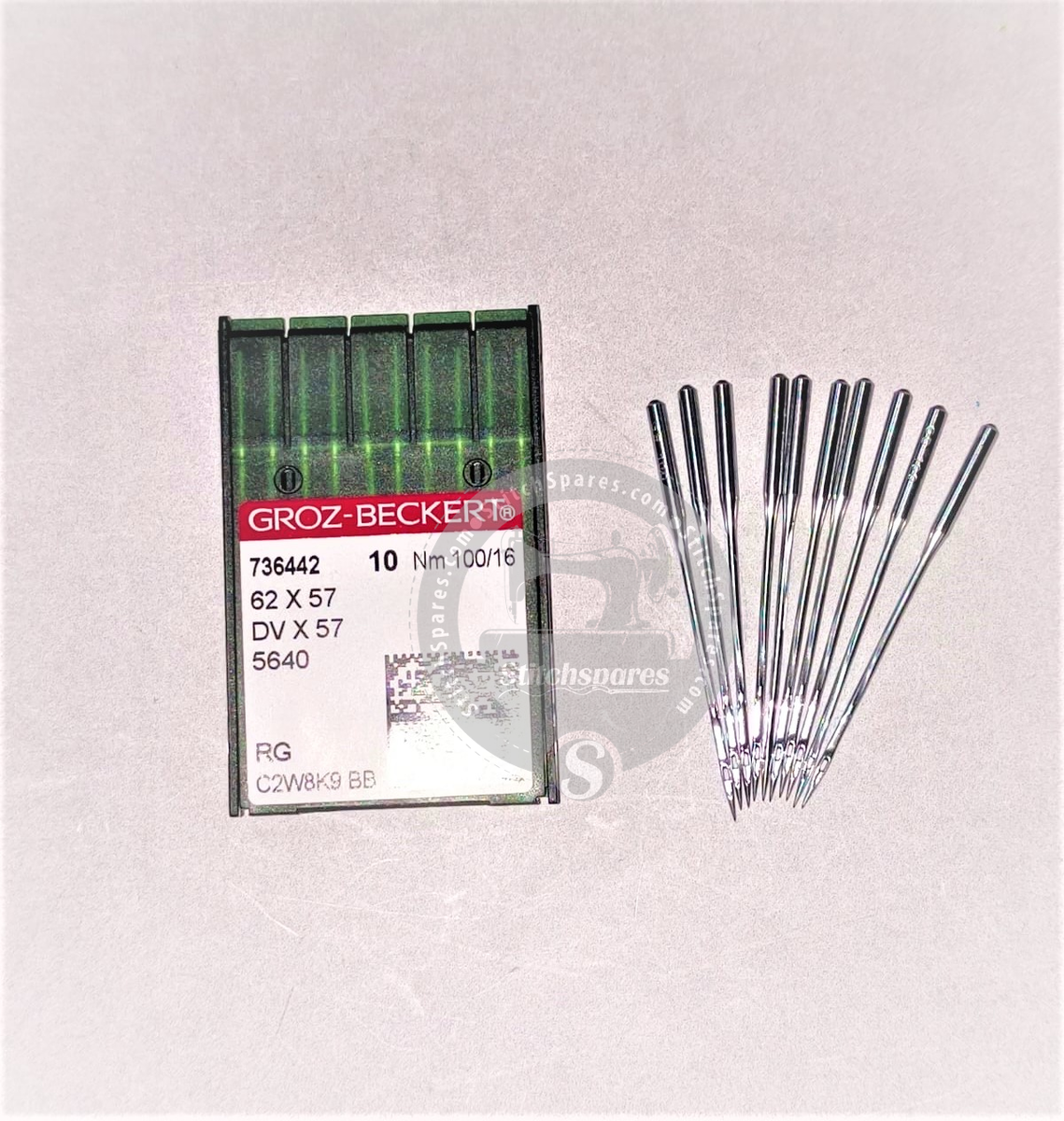 62X57 / 5640 / DVX57 100/16 Groz Beckert Sewing Machine Needle