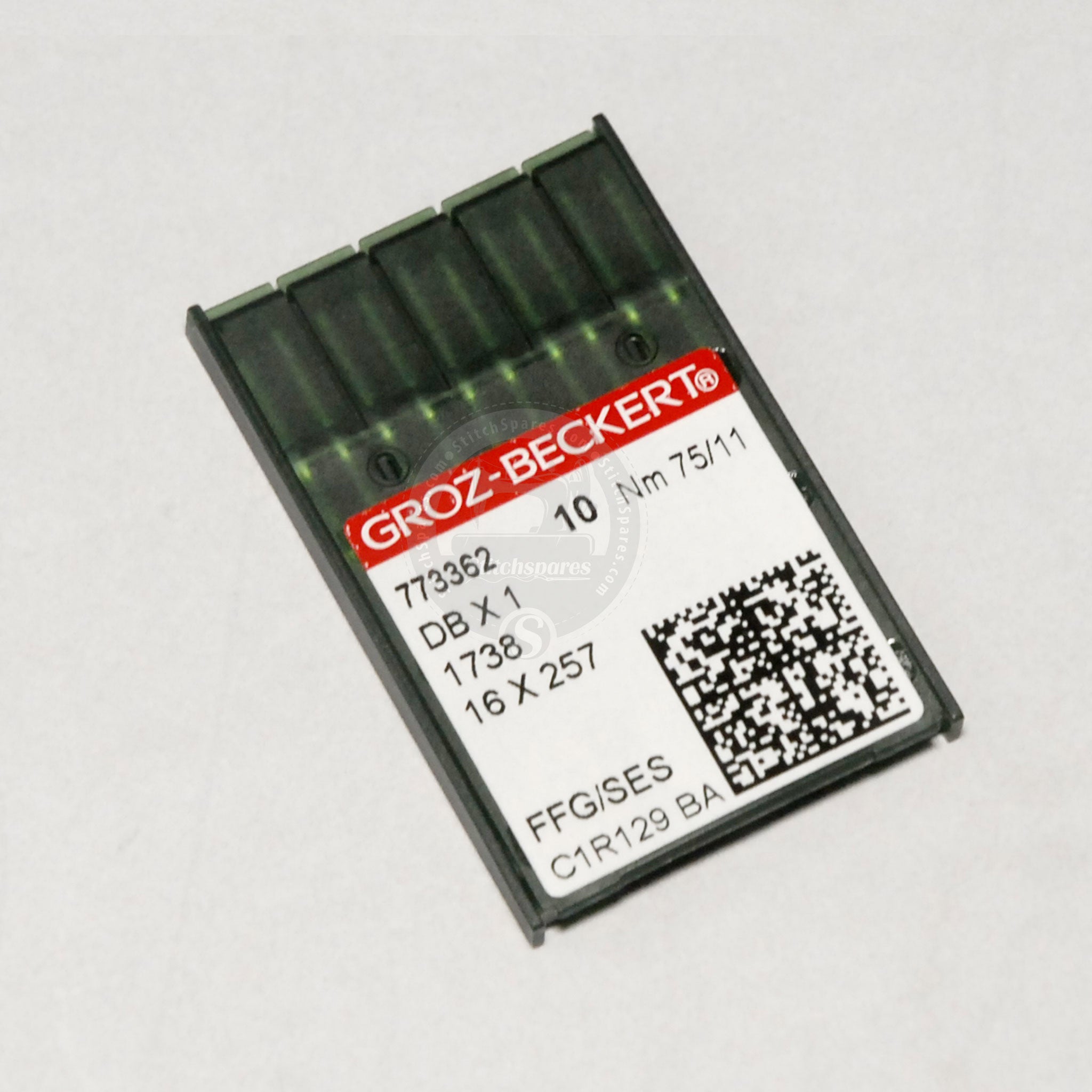 Groz Beckert aguja DBX1 1738 16X257 para máquina de puntada de bloqueo de aguja única