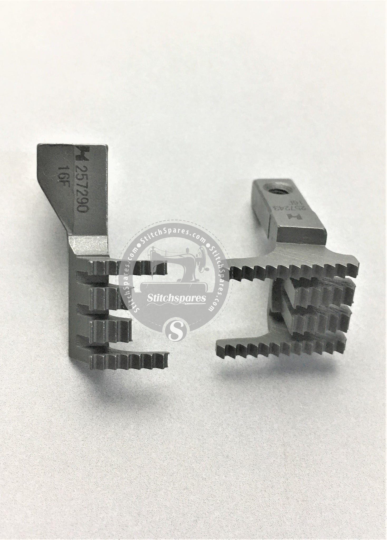 257290-16F / 257243-16F Feed Dog Set Pegasus W1600, W664 Flatlock Machine Spare Part