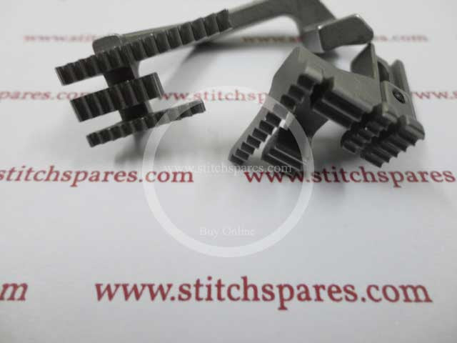 H208 D208 Feed Dog Set Siruba 747K Overlock Machine