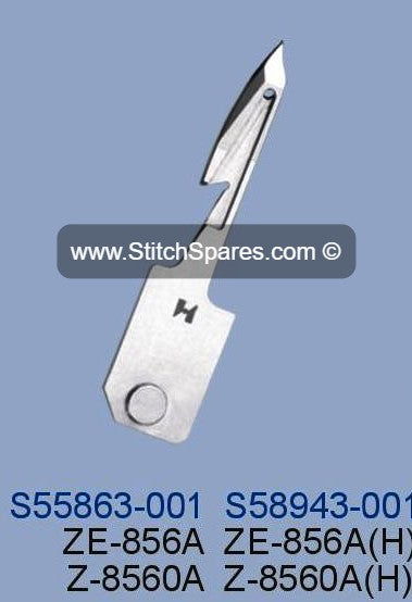 S55863-001 S58943-001 Knife (Blade) Brother ZE-856A Z-8560A