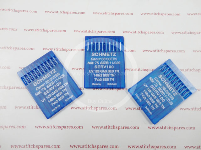 UY 128 GAS SES TN / 149X3 SES TN / TVX3 SES TN SERV100 SCHMETZ Sewing Machine Needles For Flat Lock/ Flat Seamer Machine