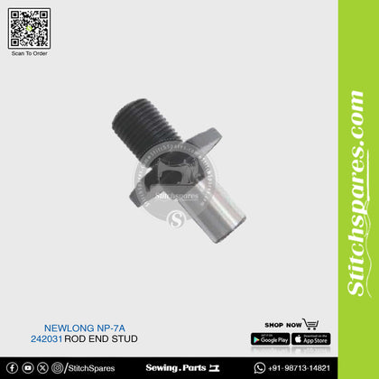 242031 Rod End Stud NEWLONG NP-7A Bag Closer Sewing Machine Spare Part
