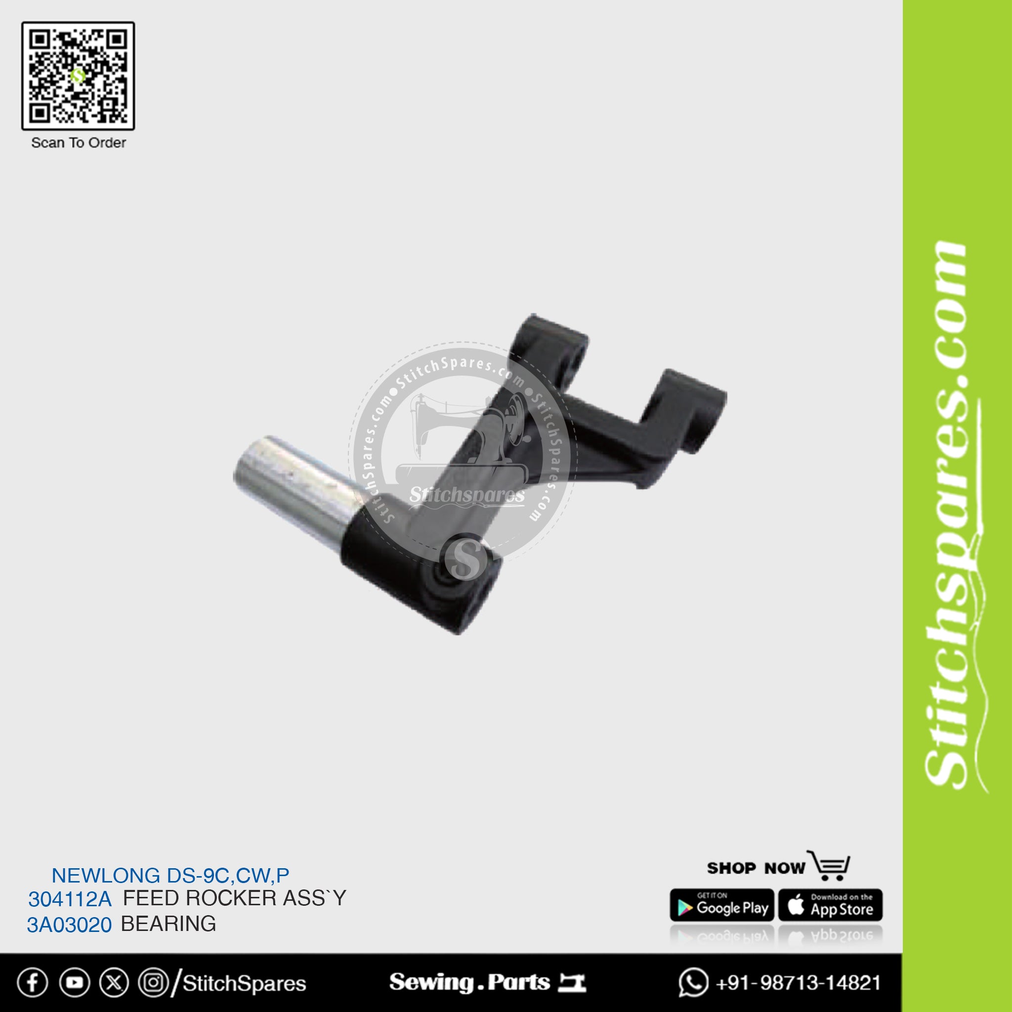 304112A Feed Rocker Ass'Y NEWLONG DS-9C,CW,P FIBC Bag Closer Sewing Ma ...