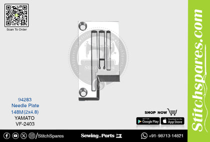 Strong-H 94283 148M(2×4.8)mm Needle Plate Yamato VF2403 Flatlock (Interlock) Sewing Machine Spare Part