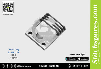 Strong-H 22548119A Feed Dog Juki LZ-2280 Industrial Sewing Machine Spare Part