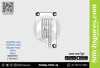 5222TPL1560 Needle Plate KINGTEX CTD-9311 (3×5.6) Sewing Machine Spare Part