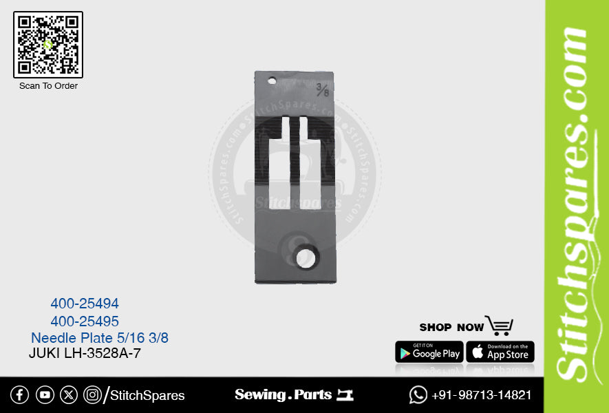 Strong-H 400-25495 Nadelplatte Juki Lh-3528a-7 (3-8) Nähmaschine Ersatzteil