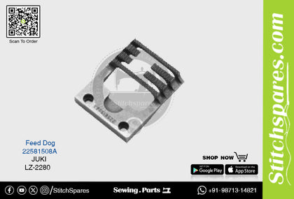Strong-H 22581508A Feed Dog Juki LZ-2280 Industrial Sewing Machine Spare Part