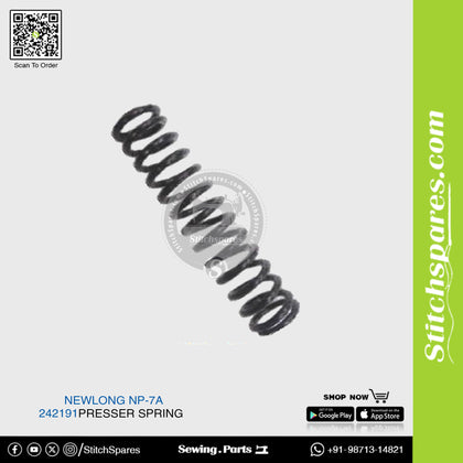 242191 Presser Spring NEWLONG NP-7A Bag Closer Sewing Machine Spare Part