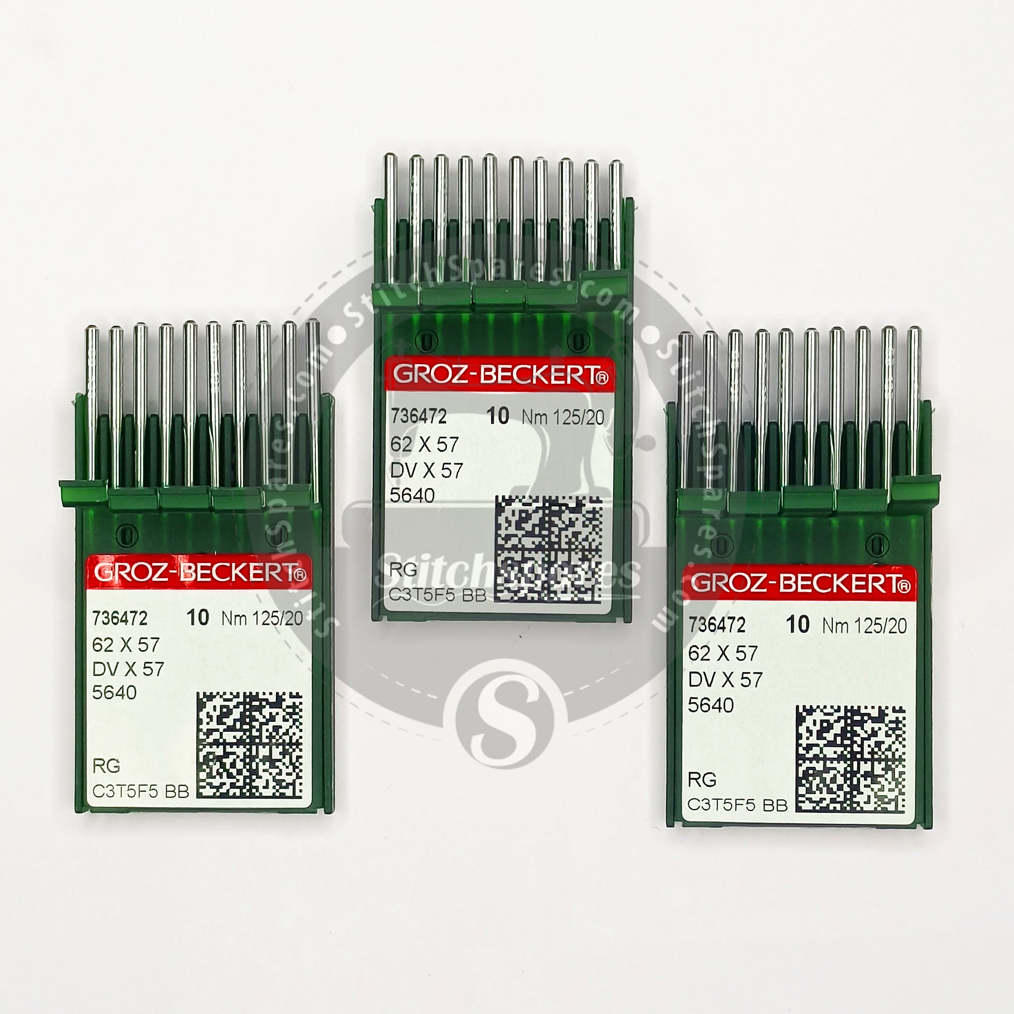 736472 62 X 57 DV X 57 Nm 125/20 RG Groz Beckert Sewing