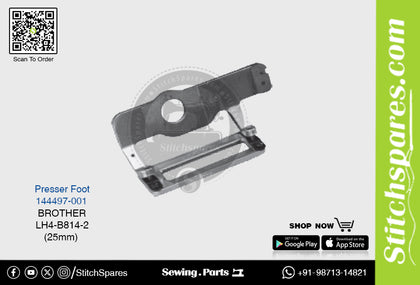 Strong-H 144497-001 Presser Foot Brother LH4-B814-2 (25mm) Industrial Sewing Machine Spare Part